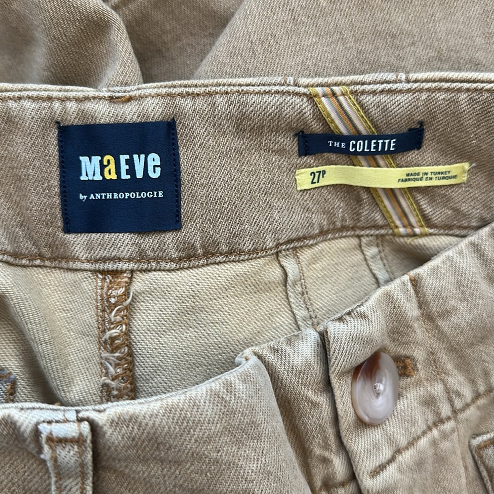 Maeve by Anthropologie The Colette Denim Cropped Wide-Leg Jeans - Picture 8 of 10